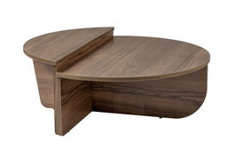Nordure Mesa de Centro Orion Nogal 90x30x60 cm